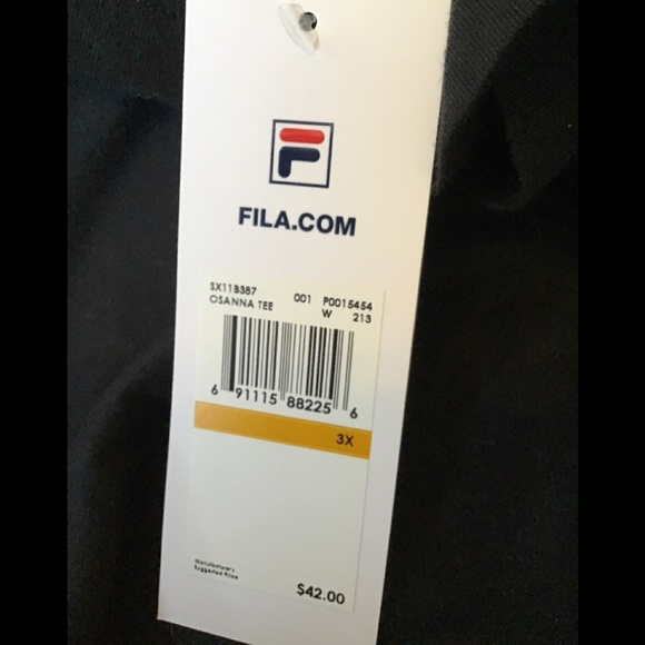 🌸NWT FILA 3X Curve Collection Sport Active Top - Picture 5 of 10